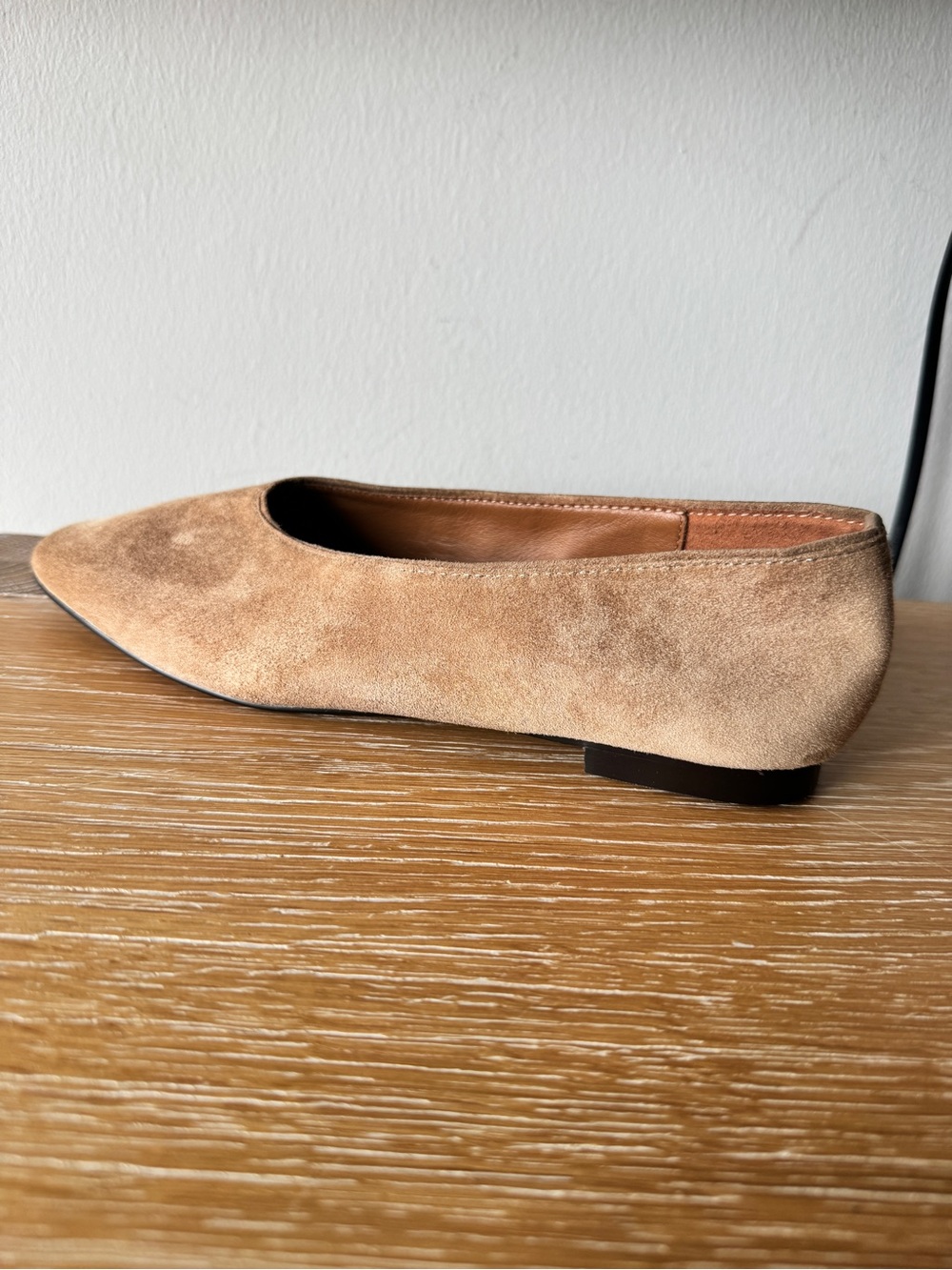 NWOB MADEWELL Women’s The Mylie Ballet Flat in Tawny Khaki Suede Size 8 NX064 - Picture 8 of 16